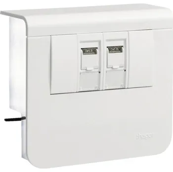 Síťový konektor SL200559079016 příslušenství k elektrikářským Sonstige Installationstechnik Přístrojová vložka s konektorem RJ45 Cat6 bí