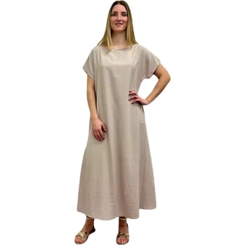 Dámské šaty Vesna Dámské šaty ELEN dlouhé béžové S