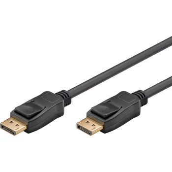 Video kabel GOOBAY Kabel DisplayPort 1.4,HDCP 2.2 PVC 2m černá Žíla: Cu