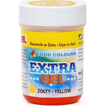 Přisada na vaření a pečení Food Colours gelová barva (Extra Yellow) extra žlutá 35 g ▹