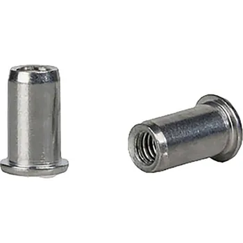 Nýt Gesipa 1433676 slepá nýtovací matice (Ø x d) 6 mm x 11 mm M4 hliník Blindnietmutter Al M4x6x11,0 Standard KS 0,25-3,0mm