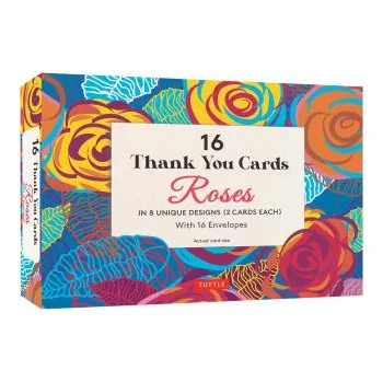 Desková hra 16 Thank You Cards, Roses (EN)