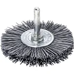 Lessmann Kulatý kartáč D.70 mm, dřík 6 mm, SIC, brusné štětiny K.C., 12 mm, 15000 min 417842 417842 1 ks