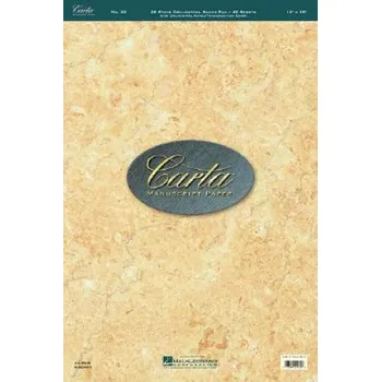 Carta Manuscript Paper No. 22 - Professional – Hal Leonard Publishing Corporation (EN)