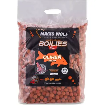 Boilies MAGIC WOLF BOILIES OLIHEŇ 5KG - 24 mm