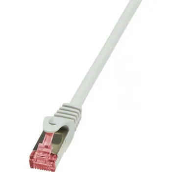 Kabel Logilink Patchcord kat.6 S/FTP PIMF 15m šedý