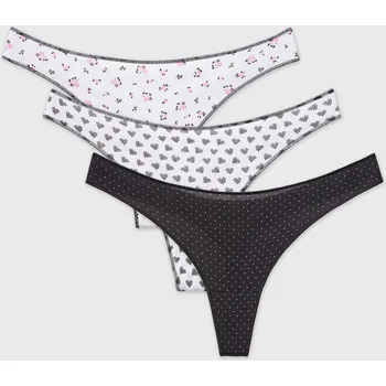 Kalhotky 3PACK Tanga Lucy