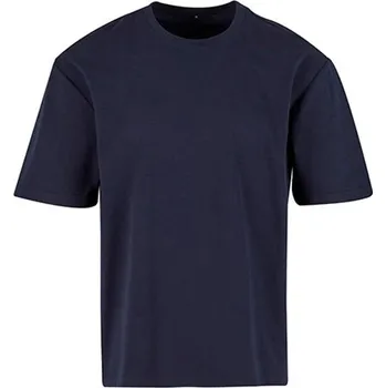 Pánské oblečení Build Your Brand Pánské oversize tričko BY364 Navy M
