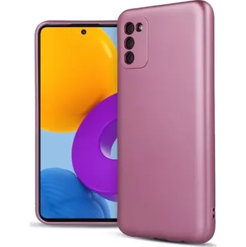 Pouzdro na mobilní telefon Back Case Metallic Samsung Galaxy M23 5G Růžové