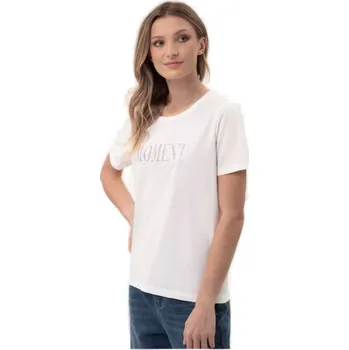 Dámské tričko Dámské triko s krátkým rukávem VOLCANO-MOMENTS-100-WHITE Bílá M