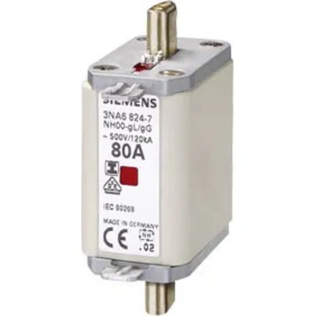 Autopojistky Siemens 3NA6832 sada pojistek Velikost pojistky = 0 125 A 500 V 1 ks