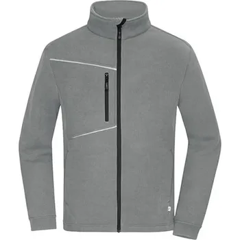 Pánská mikina Daiber Unisex fleesová mikina JN1870 Steel Grey XXL