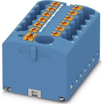 Rozvaděč Phoenix Contact 3273354 blok rozvaděče 40.6 mm pružinová svorka modrá 8 ks