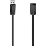 Hama USB kabel USB 2.0 USB-A zásuvka, USB-A zástrčka 3.00 m černá 00200620