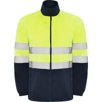 Pánská mikina Roly Altair Fleecová mikina Hi-Viz HV9305 Lead 23-Fluor Yellow 221 XL