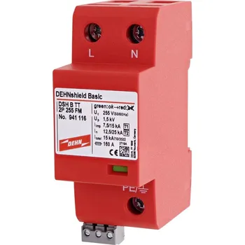 Proudový chránič DEHN 941116 DSH B TT 2P 255 FM kombinovaný chránič proti přepětí 1 ks