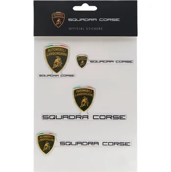 samolepka Lamborghini Squadra Corse set samolepek