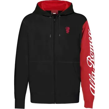 Pánská mikina Alfa Romeo mikina na zip s logem AR černá XL