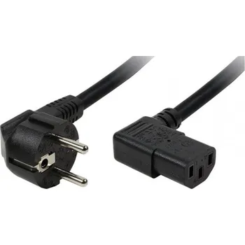 Počítač Logilink síťový kabel VDE IEC-C13 2.0m 90°/90° CP103