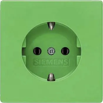 Elektrická zásuvka Siemens spínací program zásuvka s ochranným kontaktem Delta zelená 5UB1851 1 ks