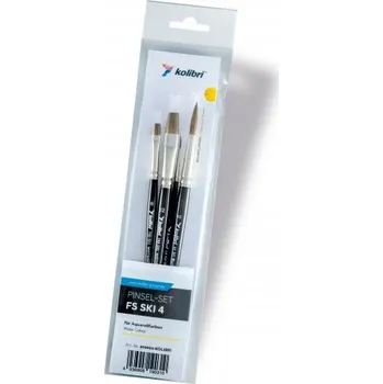 Umělecký štětec Kolibri sada speciálních syntetických štětců FSSKI4