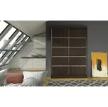 FALCO Šatní skříň s posuvnými dveřmi Linora IV 120 Odstín: Choco