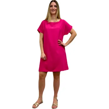 Dámské šaty Vesna Dámské šaty ELEN krátké růžové 2XL