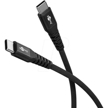 Datový kabel GOOBAY Kabel USB 2.0 USB C vidlice,z obou stran 0,5m černá 0,48Gbps