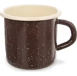 Hrnek d 8cm, BROWN, 0,4l, smalt