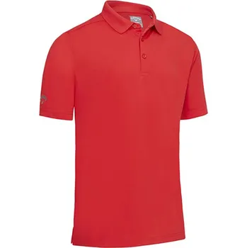 Pánské tričko Callaway Pánské funkční polo tričko CW510 True Red XL