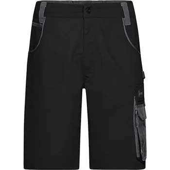 Pánské kraťasy James&amp;Nicholson Pánské pracovní kraťase JN835 Black-Carbon 44
