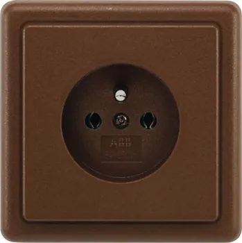 Elektrická zásuvka Zásuvka ABB 5517-2389H3 Classic hnědá