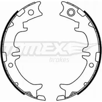 Brzdová čelist Sada brzdových čelistí TOMEX Brakes 21-76