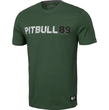 Pánské tričko PitBull West Coast - pánské triko DOG 89 zelené XS