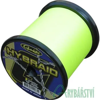 GAMAKATSU Splétaná šňůra G-Hybraid Yellow METRÁŽ 0,16mm 4,5kg