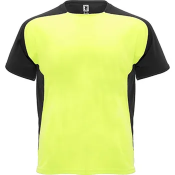 Pánské oblečení Roly Bugatti Pánské funkční tričko CA6399 Fluor Yellow 221-Black 02 L