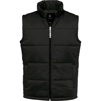 Pánská vesta B&C Bodywarmer Pánská prošívaná vesta JM930 Black XL