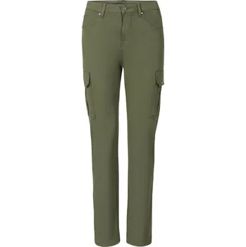 ALPINE PRO - KALLA DÁMSKÉ BAVLNĚNÉ KALHOTY S KAPSAMI