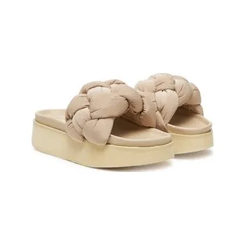 Dámské pantofle Nazouváky Inuikii Puffer Braided 70103-177 Béžová 39