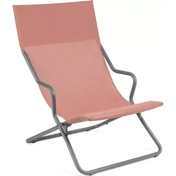 Zahradní lehátko Profi lehátko Lounger HORIZON BatylineDUO oranžová TerreCuite