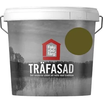 barva a nátěr na dřevo Falu Rödfärg Träfasad 1 l Verde