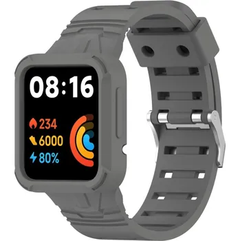 Ostatní příslušenství k chytrým hodinkám VSECHNONAMOBIL 43961 GLACIER Ochranné pouzdro s řemínkem Xiaomi Redmi Watch 2 Lite šedé