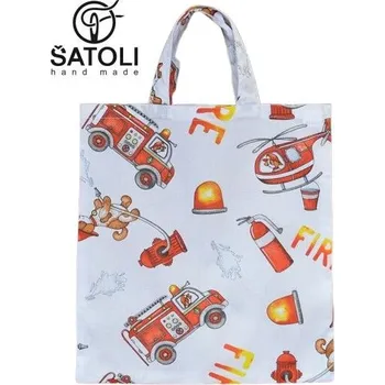 Nákupní taška Šatoli.cz Dětská látková nákupní taška Pejsek hasič