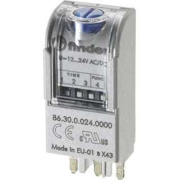 vypínač Finder 86.30.0.024.0000T 86.30.0.024.0000T multifunkční časový spínač, 0.05 - 360000 s, 16 A, 1 ks