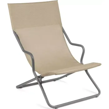 Zahradní lehátko Profi lehátko Lounger HORIZON BatylineDUO hnědá Noisette