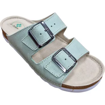 Dámská obuv Dámské zdravotní pantofle Santé N/211/1 O97 SP – světle zelené, měkká stélka, podpora klenby Velikost: 37