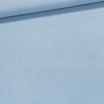 Šatovka / fáčovina, mušelín 99538329, jednobarevná světle modrá, š.135cm (látka v metráži)