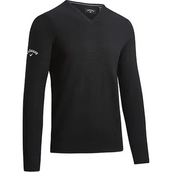 Pánský svetr Callaway Pánský merino svetr CW353 Black Onyx S