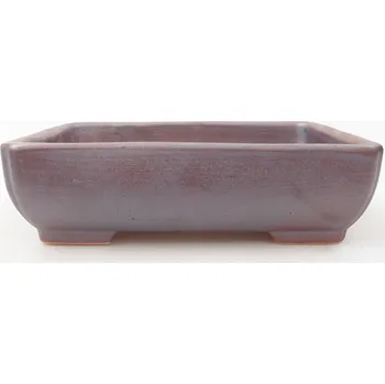 Květináč Keramická bonsai miska 14 x 11 x 4 cm kovová