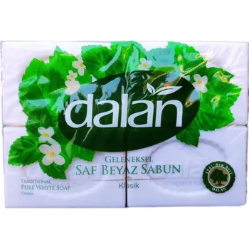 Mýdlo DALAN MÝDLO BÍLÉ TRADIČNÍ TURECKÉ MÝDLO 500g (125gx4)
